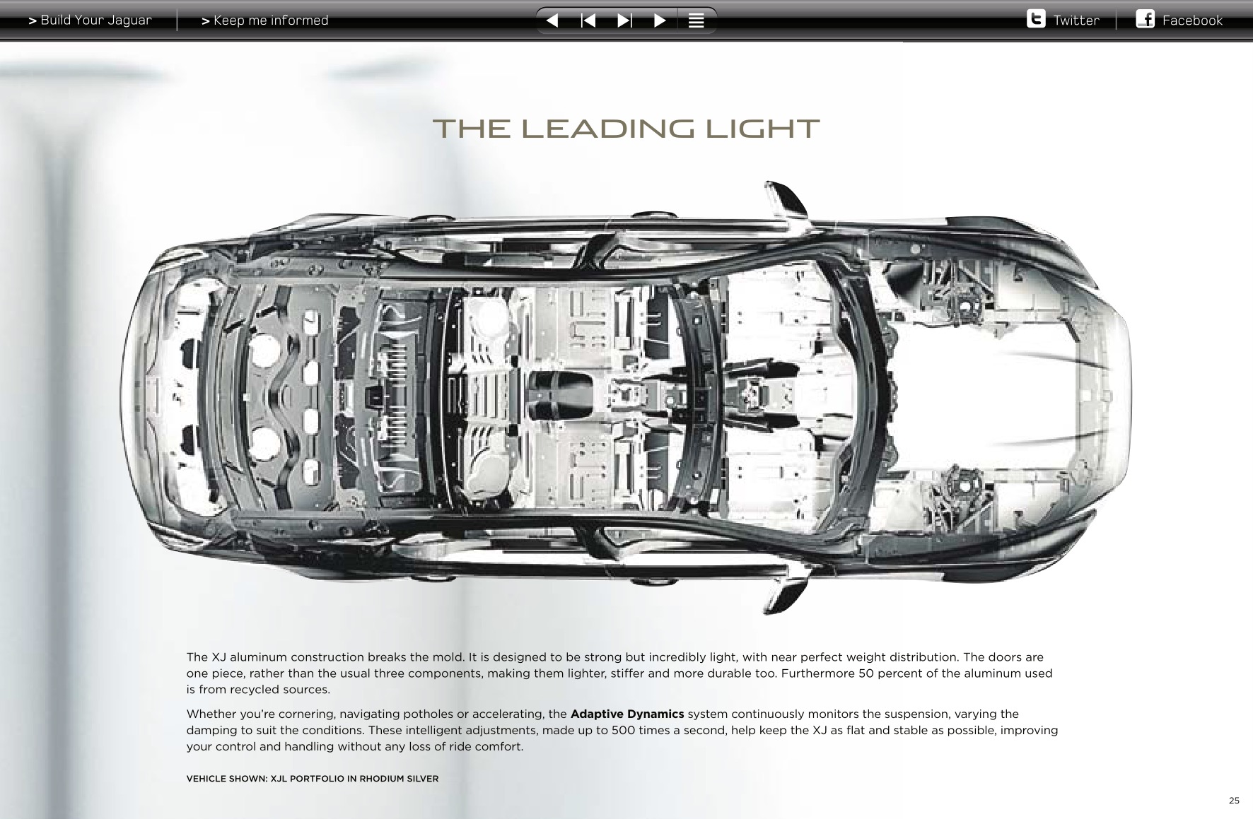 2013 Jaguar XJ Brochure Page 14